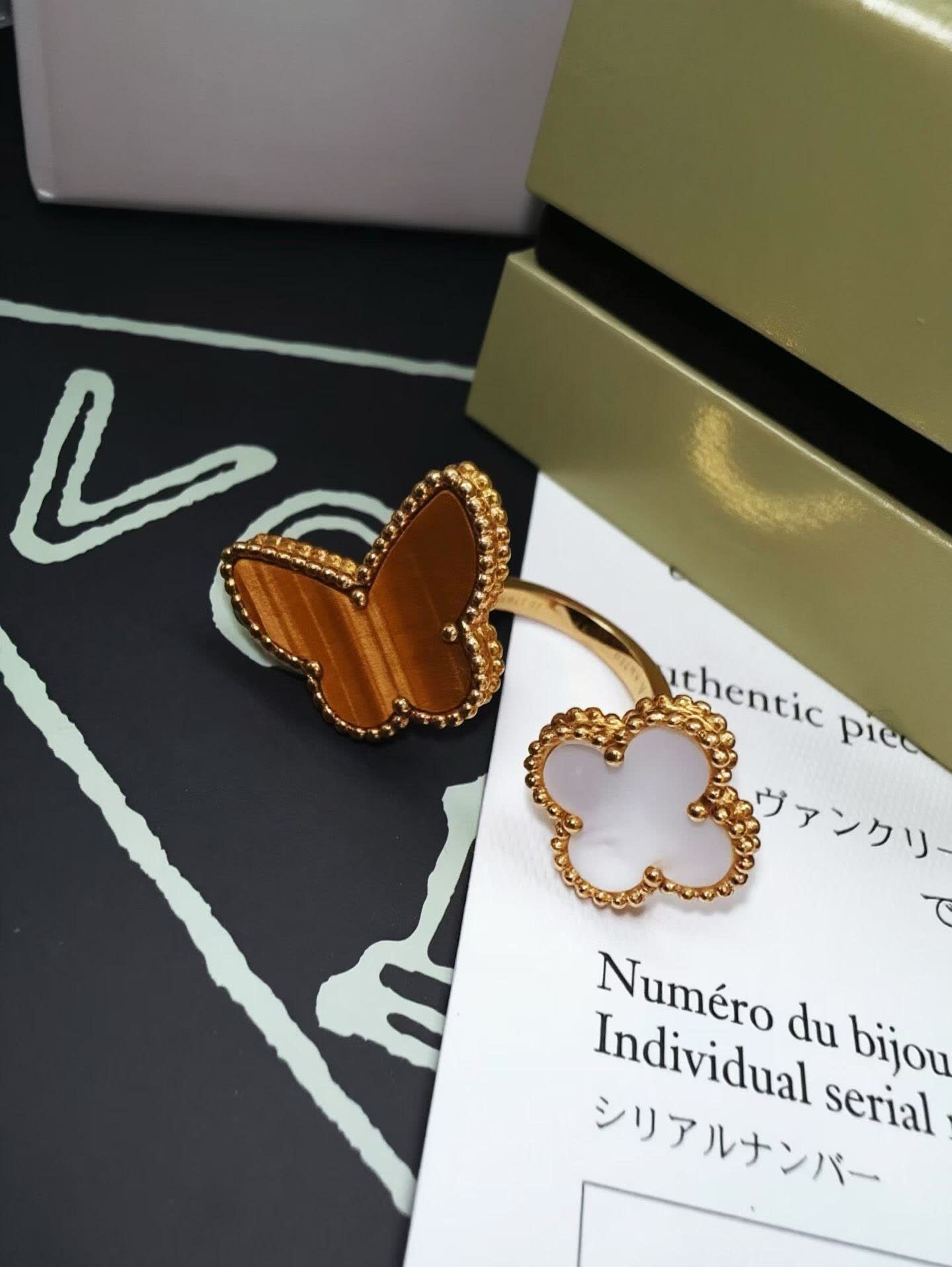 Van Cleef & Arpels Alhambra Butterfly Earrings